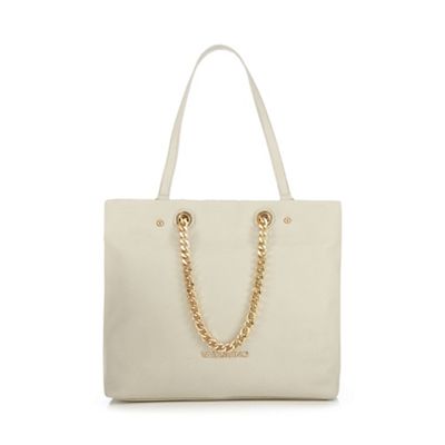 White 'Avantgarde' shopper bag